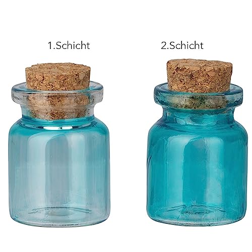 Ideen mit Herz Premium Glasfarbe | transparent | wasserfest | 90 ml (petrol)