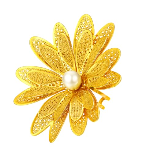 PinkBox Gold Plated Anti-Tarnish Big Statement Trendy Designer Fl...