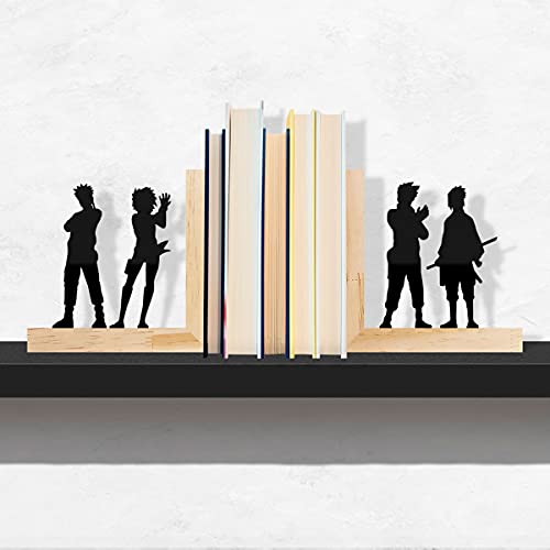 Aparador de Livros Naruto Shippuden Personagens Base Pinus