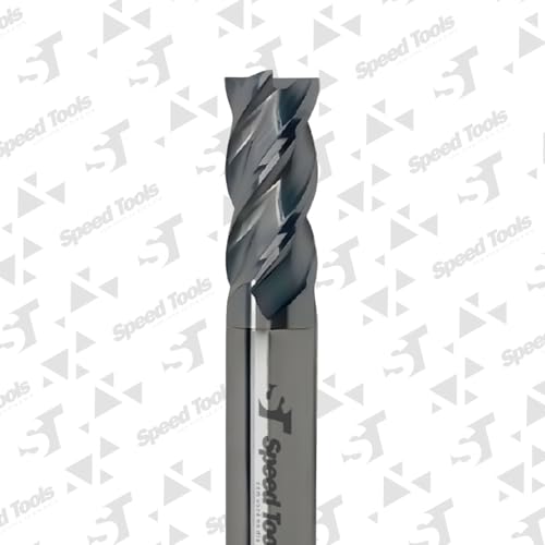 Fresa Topo Metal Duro 5mm 4 Cortes C/Cobertura Tialn 45hrc