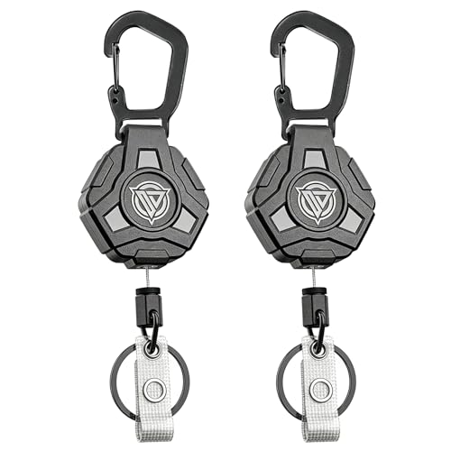 Lanière rétractable robuste pour clés et badges lors de vos sorties outdoor