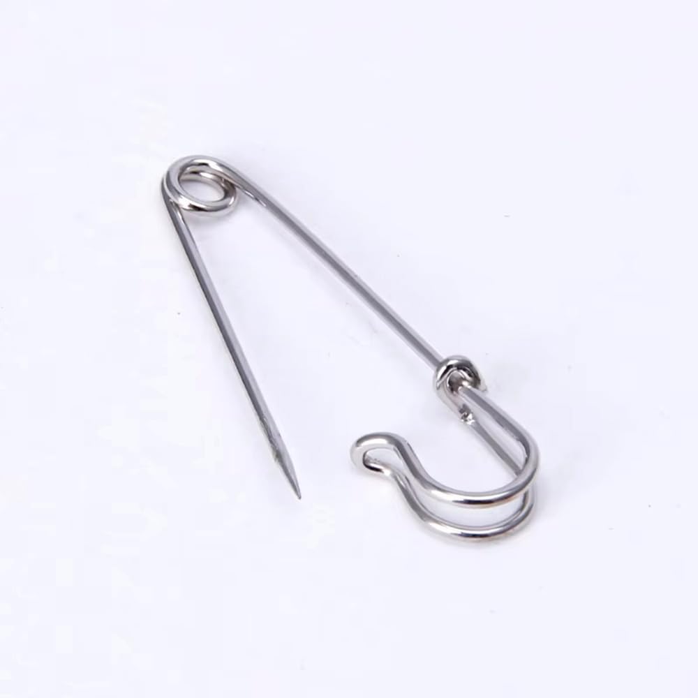 Alfileres de seguridad resistentes para manualidades, 10 accesorios para hacer broches, ideales para faldas, chales, proyectos de costura, duraderos y fiables para uso doméstico