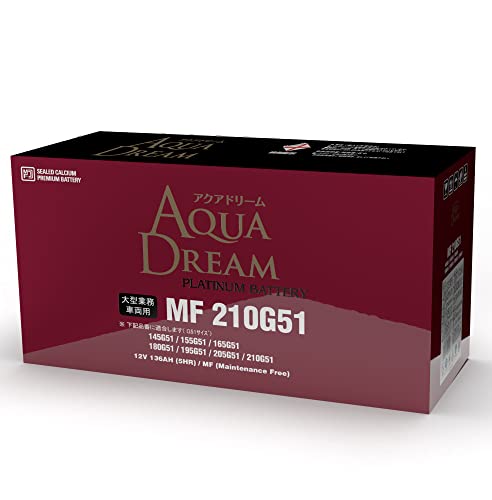 アクアドリーム 大型車用バッテリー MF 210G51が28%OFF！¥9,252お得なチャンス