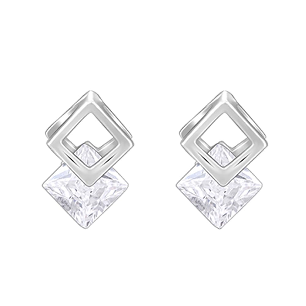 GIVA 925 Silver Quadrangle Earrings| Gifts for Girlfriend, Gifts for Women and Girls | With Certificate of Authenticity and 925 Stamp | 6 Month Warranty* (B0B7X7DH4L) Amazon Price History, Amazon Price Tracker