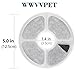 Cat Water Fountain Filters 6 Pack,50% More Activated Carbon,Genuine Cat Flower Fountain Replacement Filters, Fit for Most Dog Pet Drinking Dispenser Triple Filtration (Not for Catit)