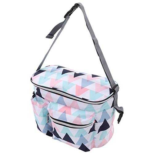 Vvikizy Hanging Stroller Storage Bag, Nylon Travel Mommy Shoulder Bag Large Capacity Storage Bag Hanging on Stroller, Mommy and Shoulder Bag for Exciting Outdoor, Travel and Shopping