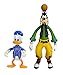 DIAMOND SELECT TOYS Kingdom Hearts 3: Goofy & Donald Action Figure 2 Pack, Multicolor