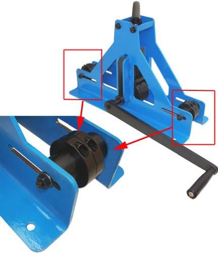 Miniatura 3 de Acero suave cuadrado manual de la fabricación de doblez del rodillo del tubo del rodillo del tubo