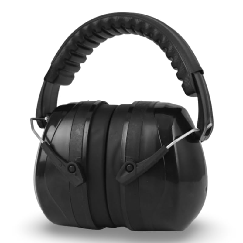FATASH Noise Cancelling Ear Defenders For Adults | Adjustable Soundproof Headband Safety Earmuffs Up to 36dB Hearing Protection Headphones For Autism, Work, Construction, Shooting