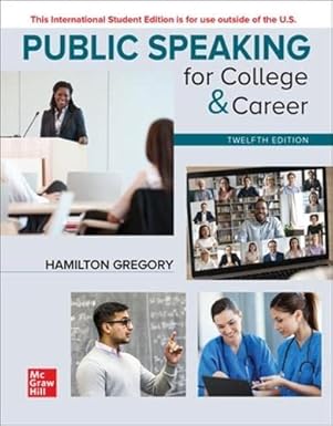 Public Speaking for College & Career 12th Edition, Hamilton Gregory (international Edition)-Wow! eBook
