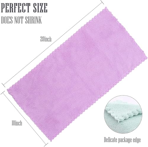 Image of 16 Pack Baby Washcloths burp cloths - 20 inch x 10 inch - Luxury Multicolor Coral Fleece - Extra Absorbent and Soft Wash Clothes for Newborns, Infants and Toddlers - Suitable for Sensitive Skin and New Born