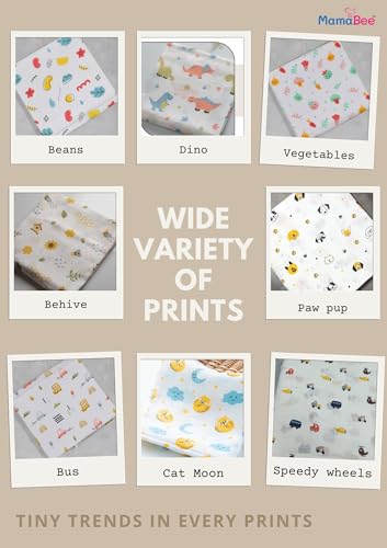 Image of MamaBee Organic Cotton Muslin Button Jabla | Printed Jabla | for Boys & Girls | Soft & Comfortable Baby Products | Sleeveless Vest | Snap Button Jabla |