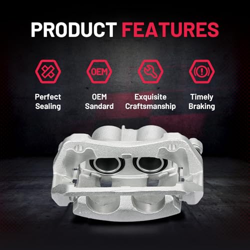 Image of BDFHYK 19-B3826A 19-B3827A Front Disc Brake Caliper Assembly Compatible with Honda Pilot /Ridgeline 2016-2021, Compatible with Acura MDX 2014-2019, 3.5L V6 GAS 2pcs