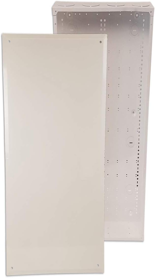 Benner Nawman 14424-MM Structured Wiring Multi-Media Cabinet, Interior Enclosure, White