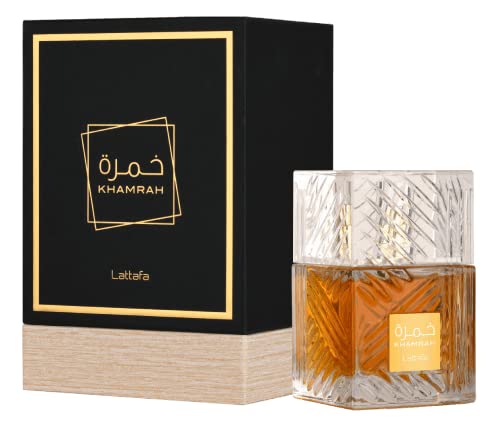 Lattafa Perfumes Khamrah for Unisex Eau de Parfum Spray, 3.4 Ounce