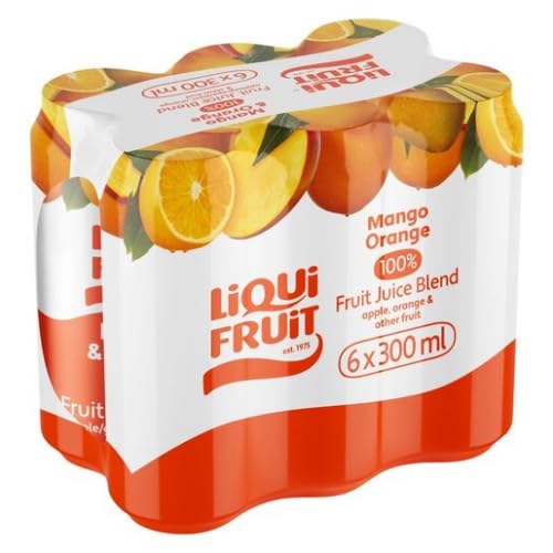 Welkom USA Famous Spoon Liqui Fruit 300ml (6 Pack) (Mango & Orange)