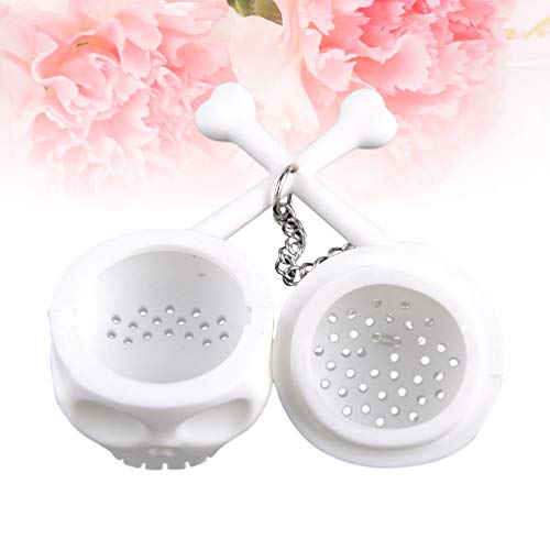 IMIKEYA Filtro para infusor de folhas de chá soltas de silicone para difusor de especiarias de cavei