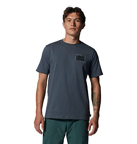 Mountain Hardwear Happy Trails - Manga corta para hombre, grafito, talla XXL Cover
