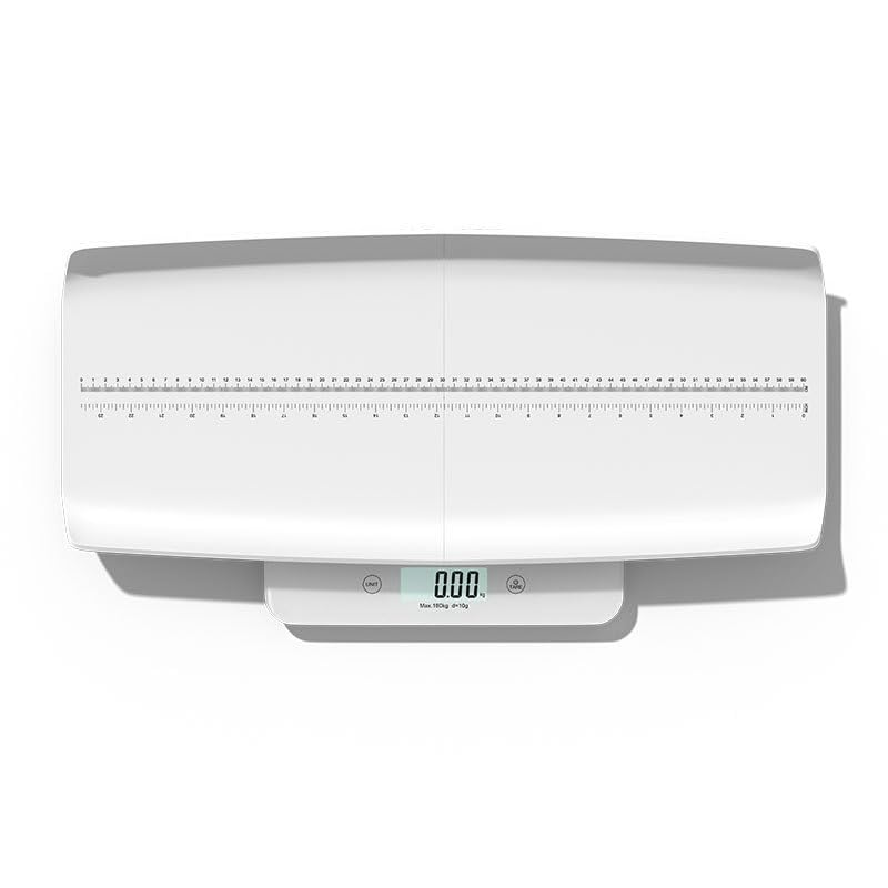 Image of Infants Baby and Toddler Scale, Dual Use for Weight & Height, Suitable for Pets, Digital Display; Up to 400lb /180kg,