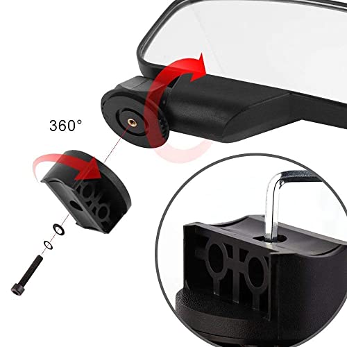 Espejo retrovisor lateral para Polaris Ranger RZR 1000 y Can-Am ajustable 8