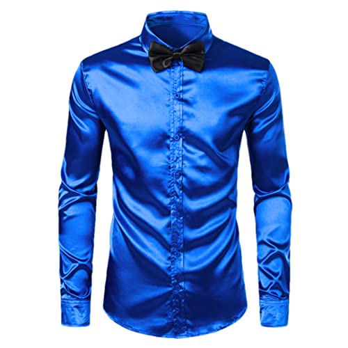 Chemise de smoking décontractée en soie pour vos soirées chic