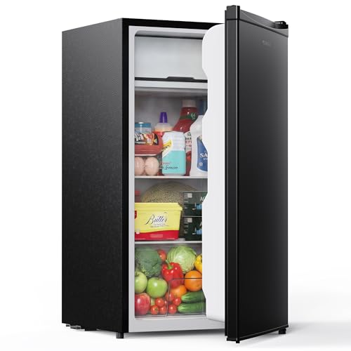 Upstreman 3.2 Cu.Ft Mini Fridge with Freezer, Single Door...