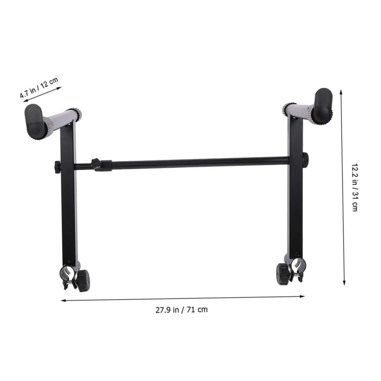 ERINGOGO 2 Sets Electronic Piano Stand Lightweight and Keyboard Holder with Non Slip Design Ergonomic Elevation Brackets for Secure Instrument Performance