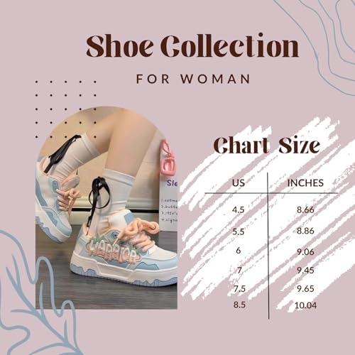 Kawaii Platform Shoes - Chunky Sneakers for Women, Breathable Mesh Platform Shoes, Aesthetic Shoes, Alphabet Elements4