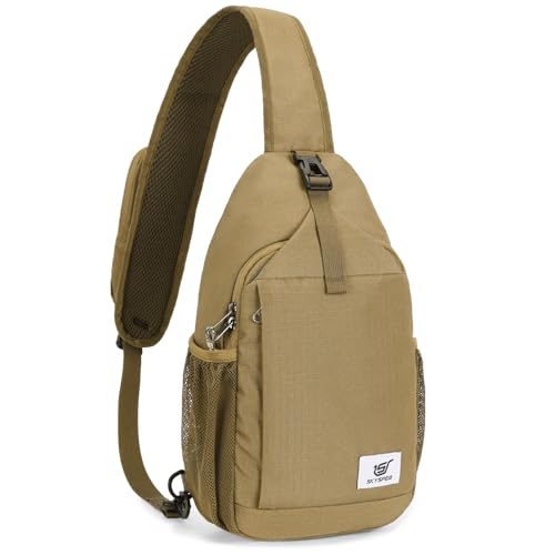 Image of SKYSPER Sling Bag RFID Cross Body Bag Recycled Crossbody Backpack Travel Daypack