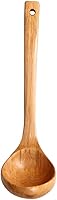 Vista 9 de Espátula de madera para cocinar, espátula de cocina de mango largo, pala de arroz, espátula antiadherente, cucharas de madera, raspador, cuchara
