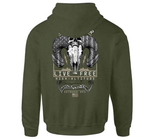 Howitzer Style Men's Hoodie Outdoor OPS Pullover Military Grunt MFG