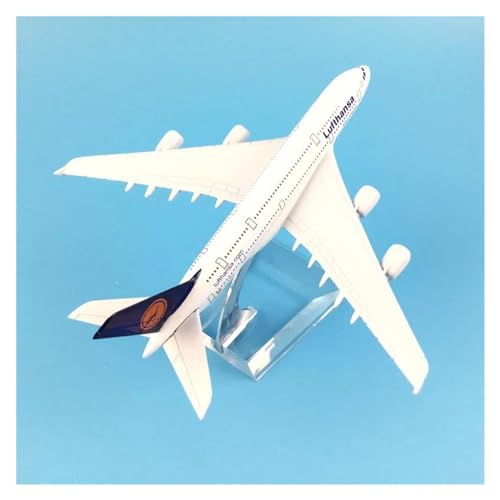 Modèle d'avion 380 en métal moulé sous pression DZBERHX 1:400 16cm collection miniature