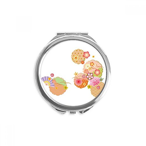 Miroir de maquillage de poche sakura pour retouches beauté lors de vos sorties et voyages citadins