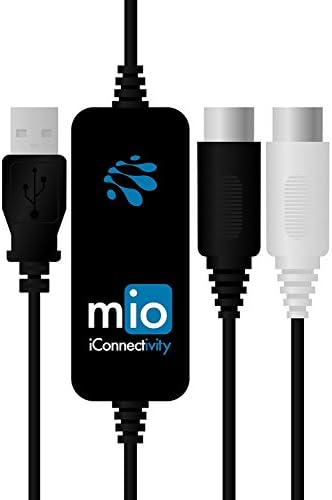 iConnectivity mio 1-in 1-out USB to MIDI Interface for Mac and PC
