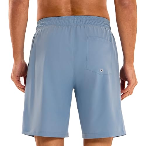 Image of HOdo Mens Swim Trunks with Mesh Liner 9 inch Quick Dry Swim Shorts Bathing Suits for Men Swimwear Board Shorts wiht Pockets