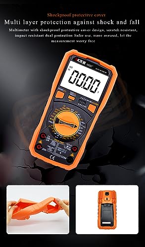 Image of Victor /RuoShui VC9805A+ Multimeter High Precision Digital 2000uF capacimeter 10MHz Frequency Temperature and inductance Measuring with LCR Tester(Victor VC9805A+)