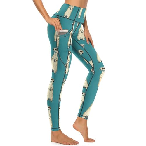 Legging yoga suricate taille haute idéal pour le studio et le quotidien