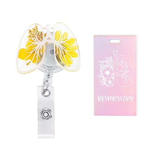 Ugaarsan Ensemble de badge personnalisé Organs and Flowers - Cadeau de remise de diplôme pour infirmière, médecin, enseignant, étudiant, femme et homme Cover