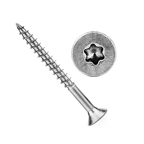 Profica Spanplattenschrauben Edelstahl 5x30 mm 200 Stück