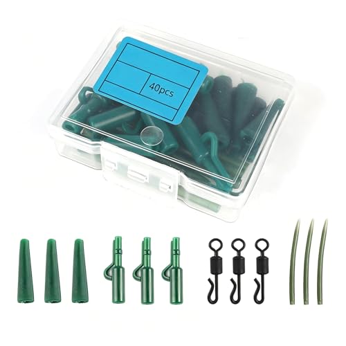 Kit de 40 piezas para pesca de carpa con accesorios variados miniatura 4