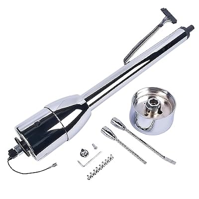 Demotor Performance 28-inch Tilt Manual Steering Column – Universal 9-Bolt Adapter, No Key, Stainless - View #3