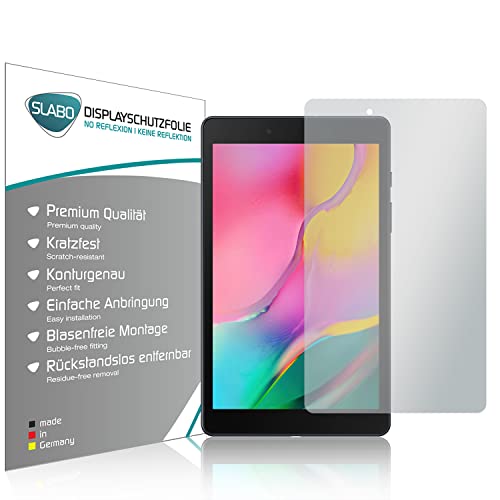 Slabo 2 x Protector de Pantalla Compatible con Samsung Galaxy Tab A 8.0 (2019) T290 WiFi lámina Protectora de Pantalla No Reflexion | No Reflexiones Mate