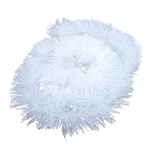 1 guirlande de neige blanche de 1,8 m chacune, guirlande de luxe à suspendre, pour fournitures de fête de Noël, décoration saisonnière intérieure et extérieure Cover