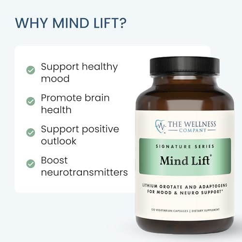 Mind Lift - Mood Boost, Mental Focus, Cognitive Defense - Lithium, GABA, DHA L-Phenylalanine | 120ct (2 Month Supply) - Image 6