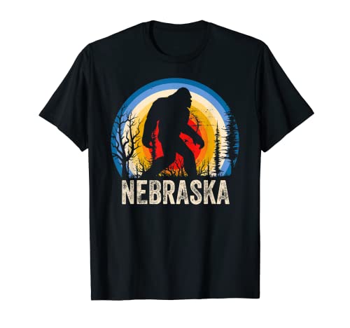 Maglietta Nebraska Bigfoot, camicia Nebraska Big Foot Maglietta