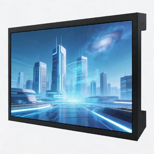 Image of VSDISPLAY 21.5'' 1920x1080 LCD Industrial Monitor with H /D /DVI /VGA Inputs | IPS Display,1000 Nits High Brightness,for Outdoor /Indoor /Industry