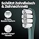 Oclean Elektrische Zahnbürste X Series Pro Gift Set, Schallzahnbürste mit Bildschirm, 3 Modi & 32 Intensitäten Sonic Electric Toothbrush mit Timer, 6 Stücke Bürstenköpfe mit Reiseetui, Grün