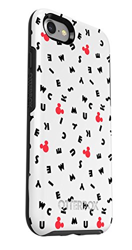 Otterbox Symmetry Series Disney Classics Case For Iphone Se (3Rd And 2Nd Gen) And Iphone 8/7 -Shock-Absorbent, Retail Packaging - Mickey Scramble (White/Black/Mickey Letter) #TOP1
