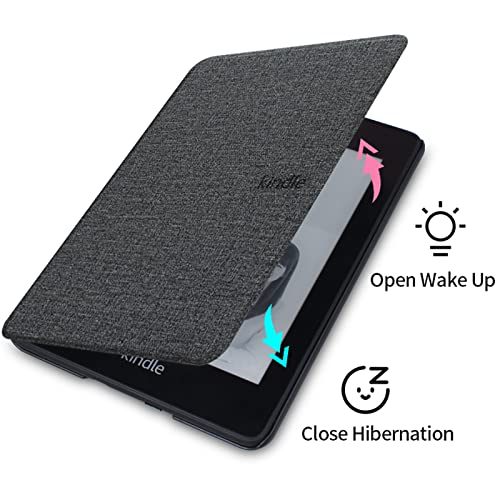 Capa de tecido macio para Kindle de 11ª geração 2022, modelo C2V2L3, capa de material TPU durável co