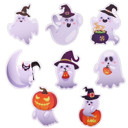 Nqeuepn 1029636 8Pcs Halloween Fridge Magnets cover